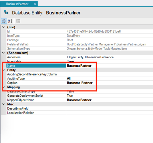 Auditing Parameters